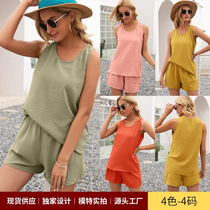 Women' Tracksuits Women' Casual Tanks Suits Summer Two Pieces Sets Solid Sleeveless Women Tracksuit Vest Set 2022 Streetwear Ladies, Green
Women' Tracksuits Women' Casual Tanks Suits Summer Two Pieces Sets Solid Sleeveless Women Tracksuit Vest Set 2022 Streetwear Ladies, Green
