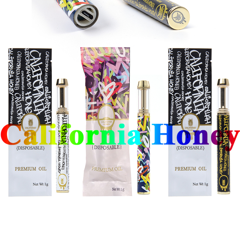 California Honey E Cigarettes 1.0ml Rainbow White Black Rechargeable 10 Strains Available Disposable Vape Pen Empty Vape Cartridges With Bag Pack
California Honey E Cigarettes 1.0ml Rainbow White Black Rechargeable 10 Strains Available Disposable Vape Pen Empty Vape Cartridges With Bag Pack
