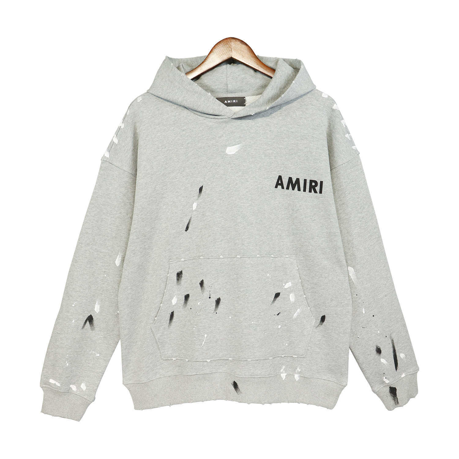 Men Hoody Fashion Amri Hoodie Designer Cotton Same Brand Speckle Letter Print Sweatshirt for Women High Street Unisex Casual Leisure Pullover Coz S3XP, Gray
Men Hoody Fashion Amri Hoodie Designer Cotton Same Brand Speckle Letter Print Sweatshirt for Women High Street Unisex Casual Leisure Pullover Coz S3XP, Gray