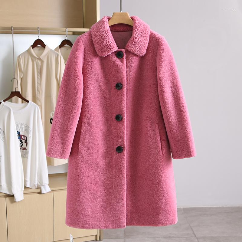 Women's Fur Korean Cashmere Lamb Wool Coat Women Overcoat Fashion Loose Warm Parka Outerwear Ladies Autumn Winter Jacket Female, Rose pink
Women's Fur Korean Cashmere Lamb Wool Coat Women Overcoat Fashion Loose Warm Parka Outerwear Ladies Autumn Winter Jacket Female, Rose pink