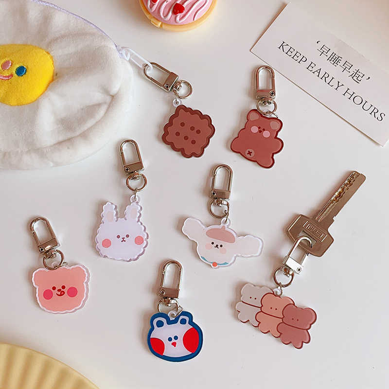 Fashion keychainsKeychains Lanyards Cute Anime Bear Keychain Kawaii Cartoon Animal Keyring for Women Bag Pendant Acrylic Key Chain Charm Keyfob Jewelry Gift
Fashion keychainsKeychains Lanyards Cute Anime Bear Keychain Kawaii Cartoon Animal Keyring for Women Bag Pendant Acrylic Key Chain Charm Keyfob Jewelry Gift