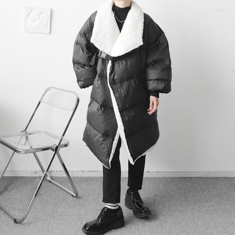 Men's Down YASUGUOJI Winter Men Thick Punk Rock Hip Hop Trench Coat Fur Collar Long Jacket Mens Gothic Style Oversized Cardiagn Parkas, Black
Men's Down YASUGUOJI Winter Men Thick Punk Rock Hip Hop Trench Coat Fur Collar Long Jacket Mens Gothic Style Oversized Cardiagn Parkas, Black