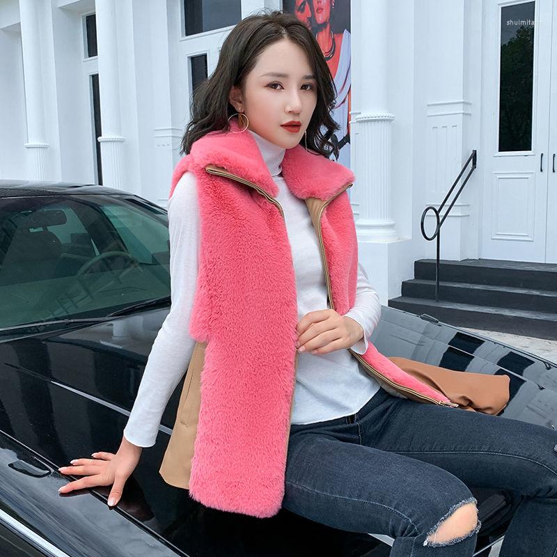Women's Fur 2022 Autumn Winter Women Loose Faux Vest Female Thick Warm Elegant Sleeveless Lady Casual Slim Waistcoat L778, Jiaotang
Women's Fur 2022 Autumn Winter Women Loose Faux Vest Female Thick Warm Elegant Sleeveless Lady Casual Slim Waistcoat L778, Jiaotang