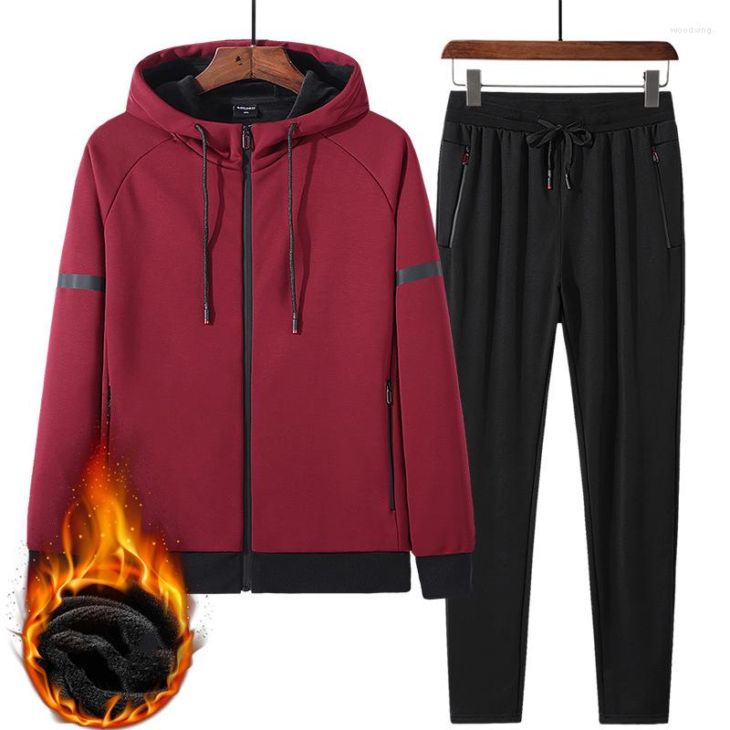 Men's Tracksuits Warm Sport Sweats Suit Men Two Piece Sets Thick Fleece Lined Hoodie Sweatpants Male Casual Tracksuit Zipper Jackets Big, 9587 black 2
Men's Tracksuits Warm Sport Sweats Suit Men Two Piece Sets Thick Fleece Lined Hoodie Sweatpants Male Casual Tracksuit Zipper Jackets Big, 9587 black 2