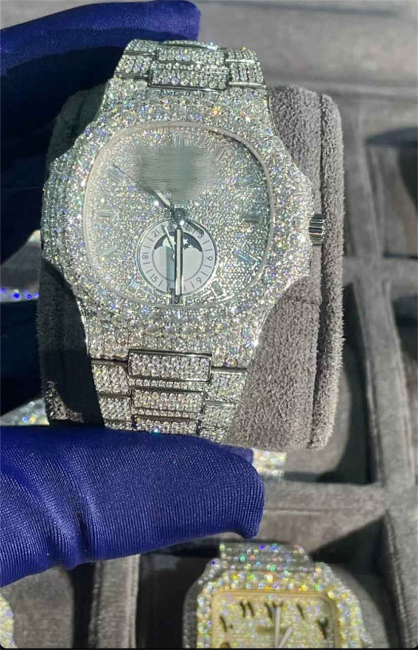 luxury mens watches moissanite Mosang stone diamond watch movement watches for men TOP montre de luxe wristwatch Mechanical automatic 904L 1019, Drilling pen-not watch
luxury mens watches moissanite Mosang stone diamond watch movement watches for men TOP montre de luxe wristwatch Mechanical automatic 904L 1019, Drilling pen-not watch