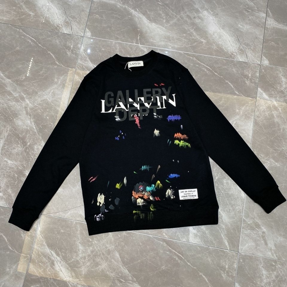 Men Sweatshirts and Women Long Sleeve Sweater Autumn and Winter Graffiti Ink Letter Printing Loose Cotton Round Neck, Black
Men Sweatshirts and Women Long Sleeve Sweater Autumn and Winter Graffiti Ink Letter Printing Loose Cotton Round Neck, Black
