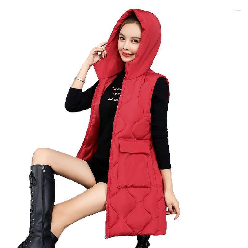 Women's Vests Women Vest Cotton Waistcoat 2022 Sleeveless Winter Jacket Hooded Coat Big Pocket Down Warm Parkers Outerwear Female, Red
Women's Vests Women Vest Cotton Waistcoat 2022 Sleeveless Winter Jacket Hooded Coat Big Pocket Down Warm Parkers Outerwear Female, Red
