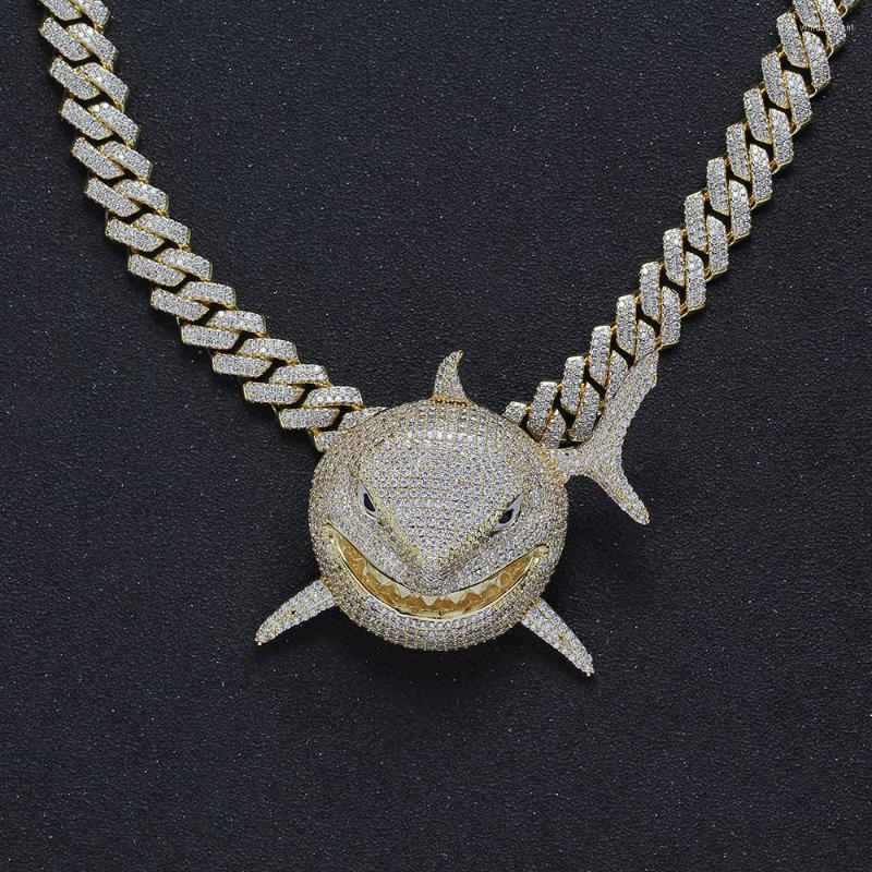 Chains Big Sizes Men Brass CZ Jewelry ICED OUT Fish Pendant Cubic Zircon Necklace Hip Hop Gift Bling CN235A
Chains Big Sizes Men Brass CZ Jewelry ICED OUT Fish Pendant Cubic Zircon Necklace Hip Hop Gift Bling CN235A