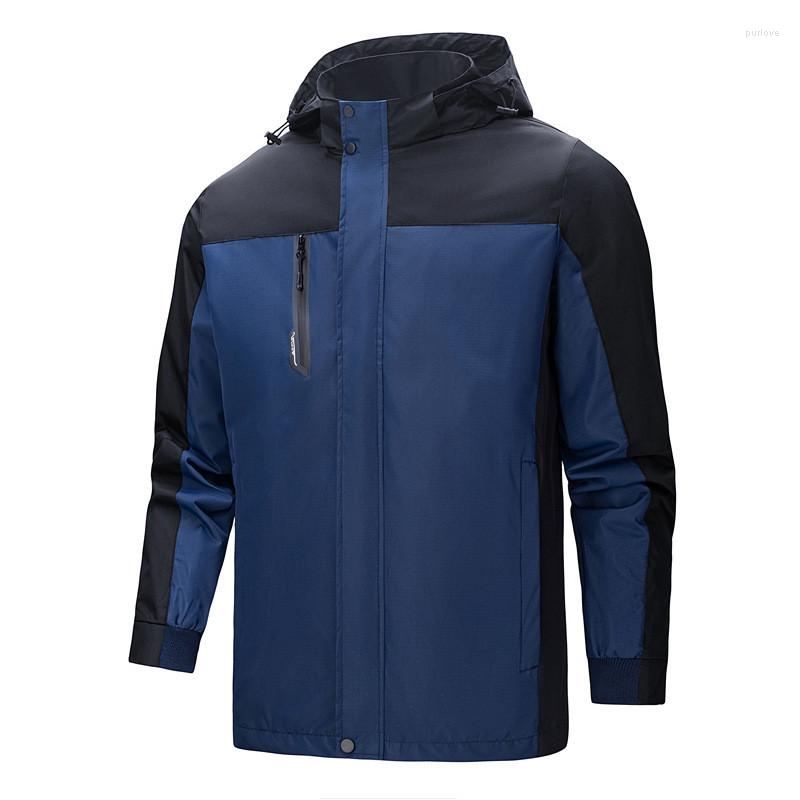 Men' Jackets Mens Hooded Jacket Autumn Winter Patchwork Zipper Casual Coat Sport Warm Windbreaker Waterproof Outdoor, Red
Men' Jackets Mens Hooded Jacket Autumn Winter Patchwork Zipper Casual Coat Sport Warm Windbreaker Waterproof Outdoor, Red