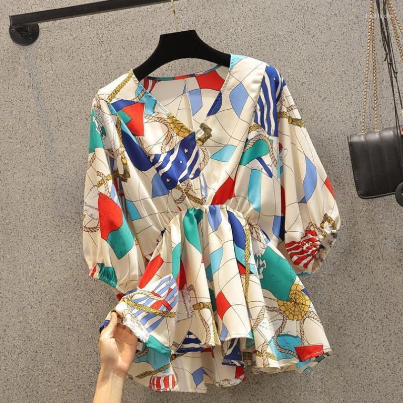 Women' Blouses Summer 2022 Style V-neck Shirt Women' Fashion Thin Loose Design Sense Niche Large Size, Apricot print
Women' Blouses Summer 2022 Style V-neck Shirt Women' Fashion Thin Loose Design Sense Niche Large Size, Apricot print