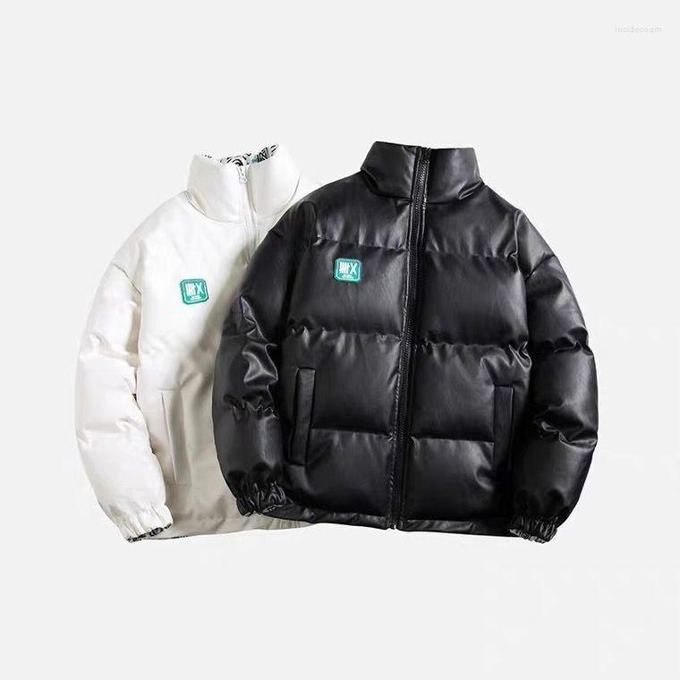 Women's Trench Coats Wearing Pu Leather Cotton Jacket On Both Sides Women's Thickened Thermal Coat In Winter Has A Sense Of Design And, White
Women's Trench Coats Wearing Pu Leather Cotton Jacket On Both Sides Women's Thickened Thermal Coat In Winter Has A Sense Of Design And, White