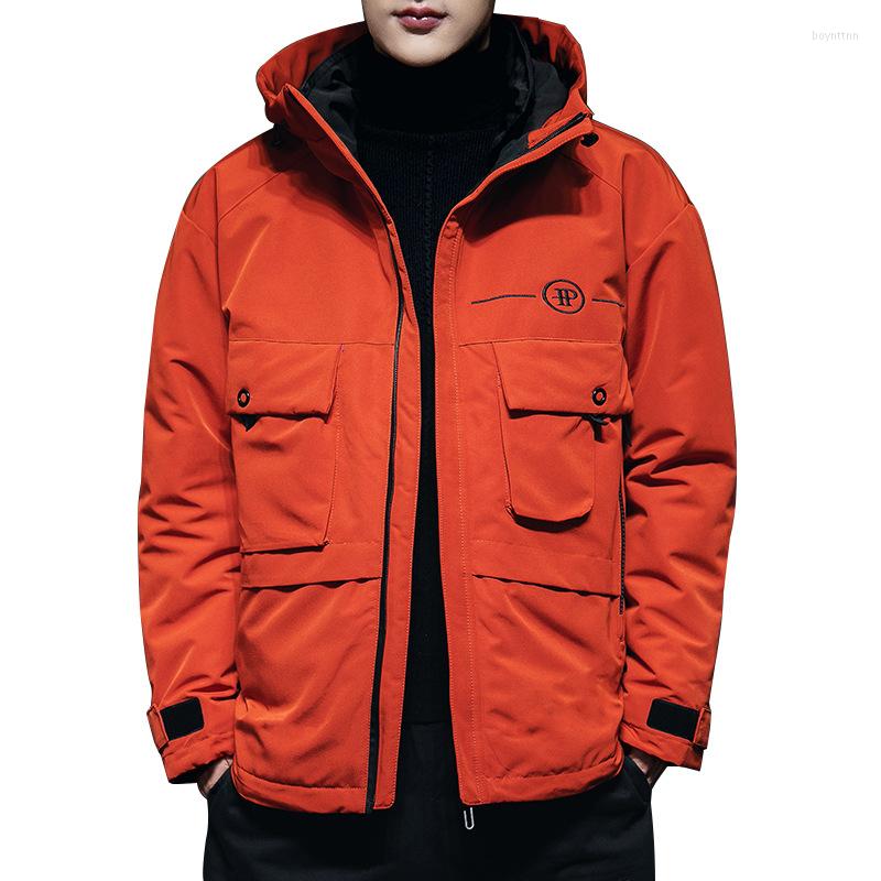 Men's Down Thick And Warm Cotton-padded Clothes Casual Loose Short Outdoor Cold-proof Wild Tide Jacket With Hood, Black
Men's Down Thick And Warm Cotton-padded Clothes Casual Loose Short Outdoor Cold-proof Wild Tide Jacket With Hood, Black