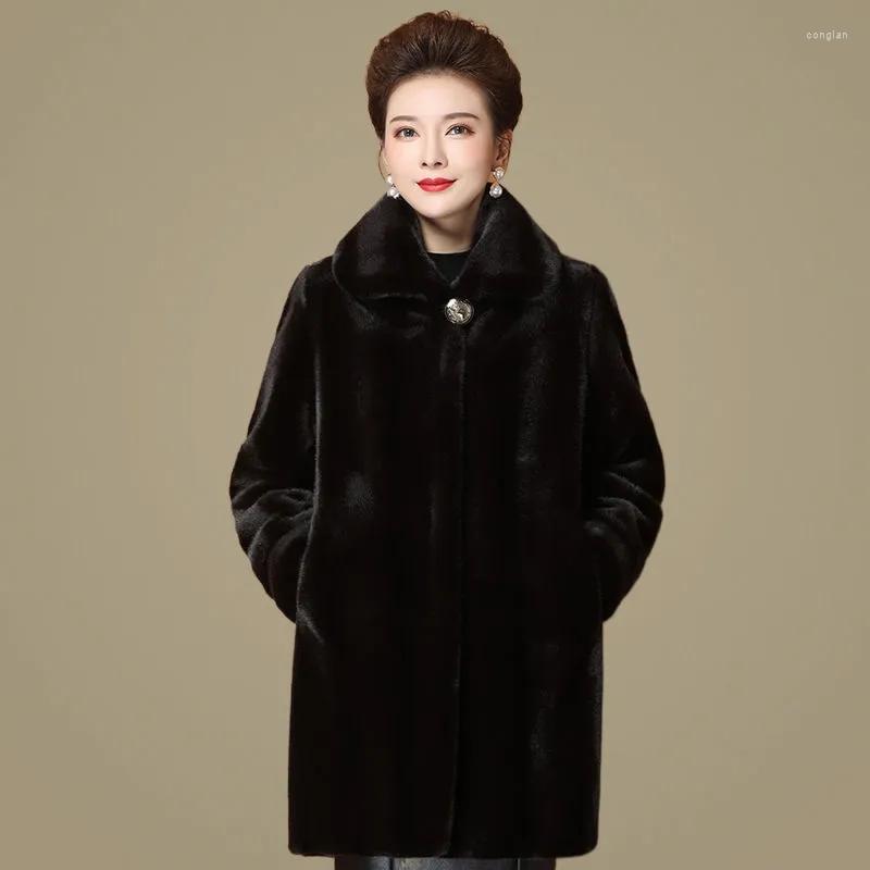 Women's Fur Black Women's Thicken Faux Mink Coat 2022 Autumn Winter Mother Loose Warm Parkas Jacket Female Casual Long, Alcohol red
Women's Fur Black Women's Thicken Faux Mink Coat 2022 Autumn Winter Mother Loose Warm Parkas Jacket Female Casual Long, Alcohol red