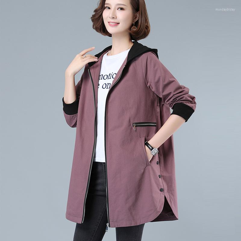 Women's Trench Coats 2022 Autumn Women Jacket Casual Basic Coat Pocket Zipper Jackets Long Sleeve Female Windbreaker Loose Hooded Outwear, Bean paste
Women's Trench Coats 2022 Autumn Women Jacket Casual Basic Coat Pocket Zipper Jackets Long Sleeve Female Windbreaker Loose Hooded Outwear, Bean paste