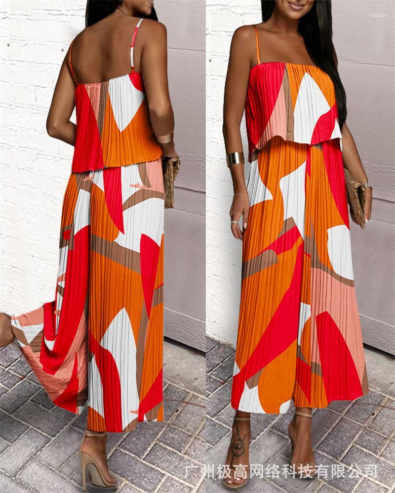 Women' Two Piece Pants Women' Women Sling Long Sleeveless Sexy Tube Top Fold High Waist Loose Wide Leg Temperament Spring And Summer, Rc3017-lgr
Women' Two Piece Pants Women' Women Sling Long Sleeveless Sexy Tube Top Fold High Waist Loose Wide Leg Temperament Spring And Summer, Rc3017-lgr