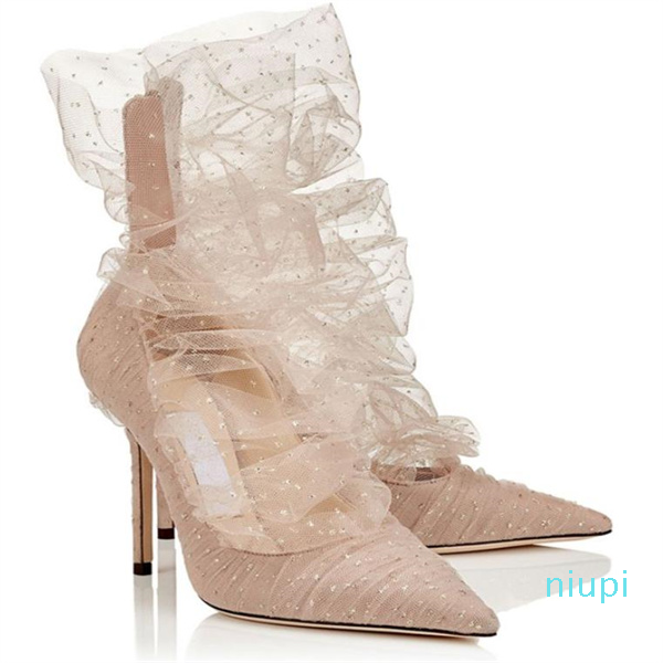 Dress Shoes Mesh Pumps Woman Pointed Toe High Heels Fashion Champagne Glittering Zipper Stilettos Chaussure Femme 2022, Black 9cm
Dress Shoes Mesh Pumps Woman Pointed Toe High Heels Fashion Champagne Glittering Zipper Stilettos Chaussure Femme 2022, Black 9cm