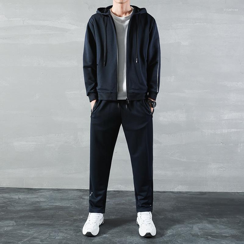 Men's Tracksuits SALSPOR Men Hooded Top Cardigan Suit Long Sleeve Casual Solid Color Coat Slim Fit Trousers Stretch Pants, Black
Men's Tracksuits SALSPOR Men Hooded Top Cardigan Suit Long Sleeve Casual Solid Color Coat Slim Fit Trousers Stretch Pants, Black