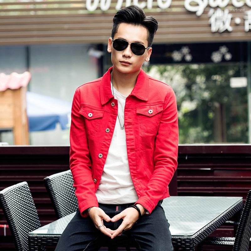 Men' Jackets Autumn Men White Jean Jacket Korean Clothes Fashion Turn-down Collar Long Sleeve Hip Hop Bomber Homme Red Denim Chaquetas, Black
Men' Jackets Autumn Men White Jean Jacket Korean Clothes Fashion Turn-down Collar Long Sleeve Hip Hop Bomber Homme Red Denim Chaquetas, Black