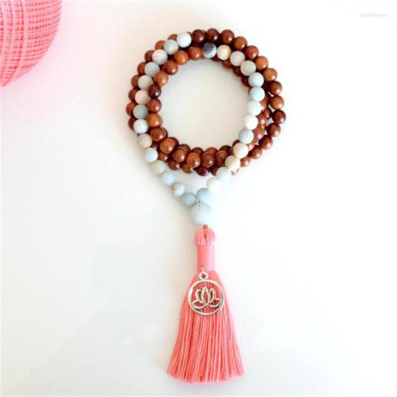 Chains Natural Color Stone 108 Beads Handmade Tassel Necklace Chakra Religious Prayer Yoga Spirituality Classic
Chains Natural Color Stone 108 Beads Handmade Tassel Necklace Chakra Religious Prayer Yoga Spirituality Classic