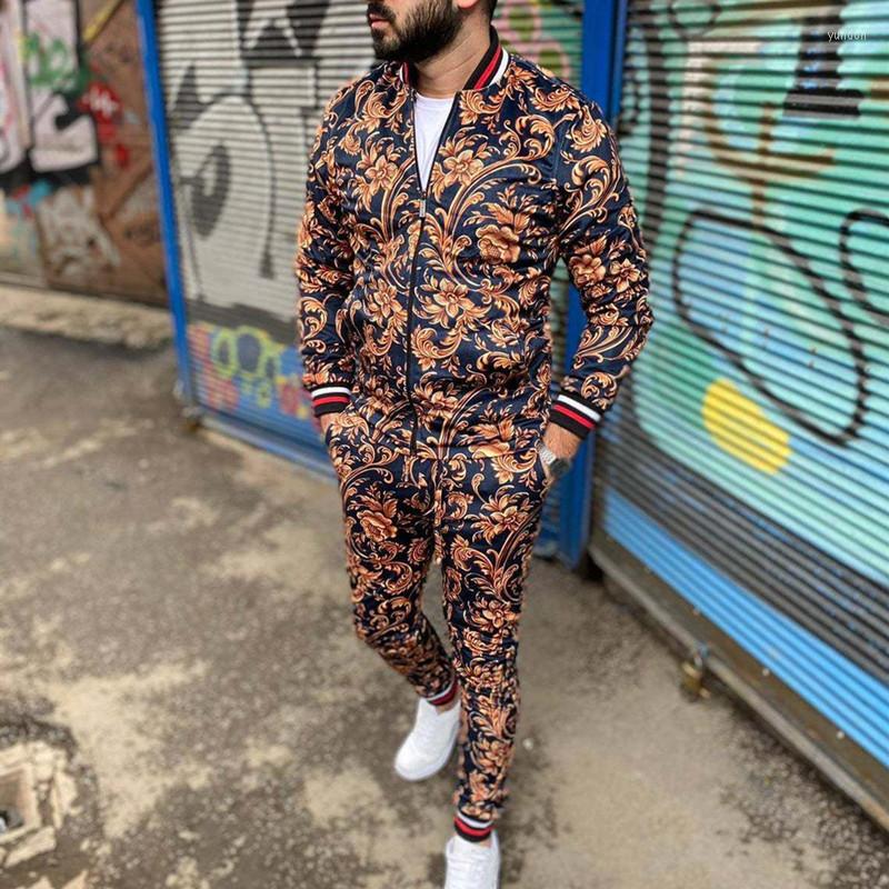 Running Sets Man Tracksuits Men's 3D Print Men Two-piece Set Patchwork Zipper Small Leg Trousers Jacket Suits, A1
Running Sets Man Tracksuits Men's 3D Print Men Two-piece Set Patchwork Zipper Small Leg Trousers Jacket Suits, A1