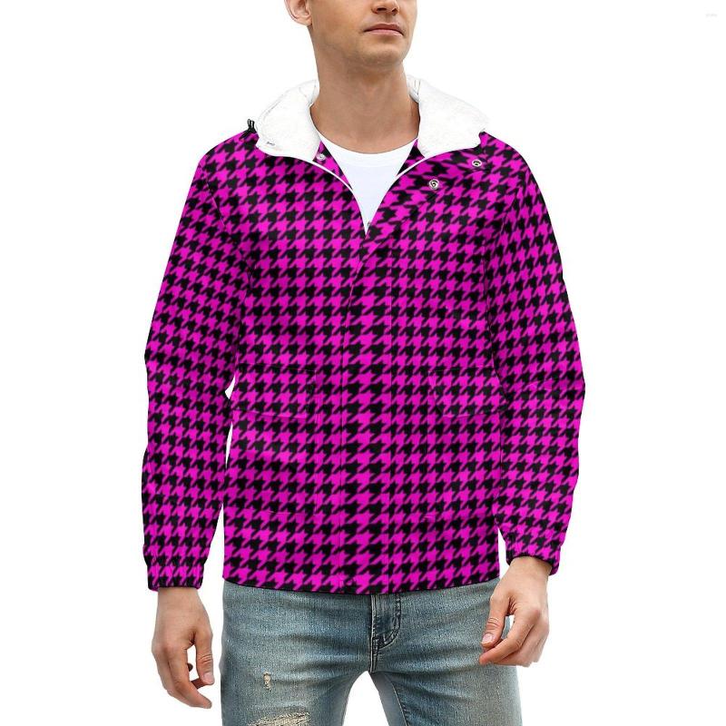 Men' Jackets Black Pink Houndstooth Male Retro Print Thick Winter Coats Trendy Zip Casual Windbreakers Loose Jacket Big Size 5XL 6XL, Style-3
Men' Jackets Black Pink Houndstooth Male Retro Print Thick Winter Coats Trendy Zip Casual Windbreakers Loose Jacket Big Size 5XL 6XL, Style-3