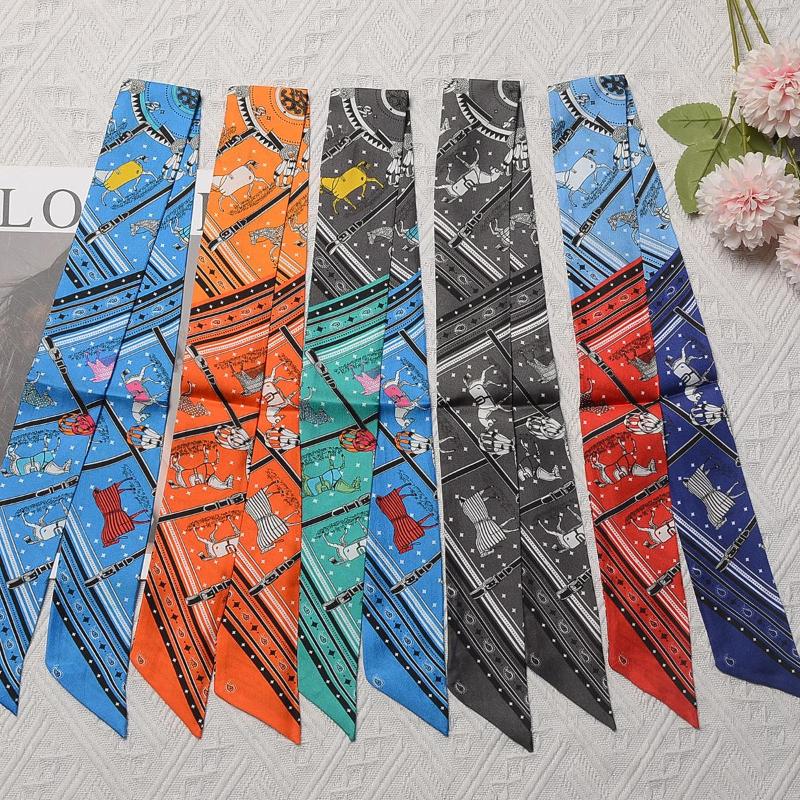 Scarves Fashion Women's Bag Scarf Silk Multifunctional Turban Headband Hair Accessories Foulard Neckerchief
Scarves Fashion Women's Bag Scarf Silk Multifunctional Turban Headband Hair Accessories Foulard Neckerchief