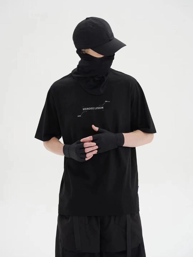 Men' T Shirts REINDEE LUSION 22SS LOGO QUICK-DRYING ELASTIC PRINTED T-SHIRT, Black 
Men' T Shirts REINDEE LUSION 22SS LOGO QUICK-DRYING ELASTIC PRINTED T-SHIRT, Black