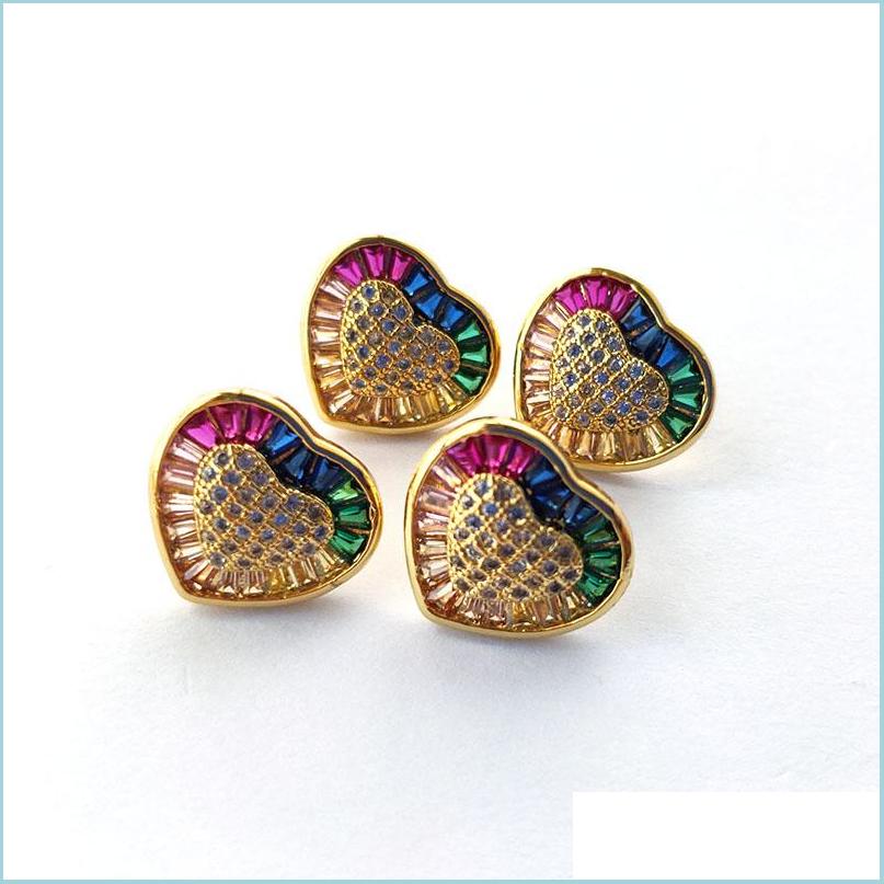 Stud Gold Color Heart Shape Stud Earrings Micro Pave Rainbow Cubic Zirconia For Women Jewelry Er935 Drop Delivery 2022 Dhzeu
Stud Gold Color Heart Shape Stud Earrings Micro Pave Rainbow Cubic Zirconia For Women Jewelry Er935 Drop Delivery 2022 Dhzeu