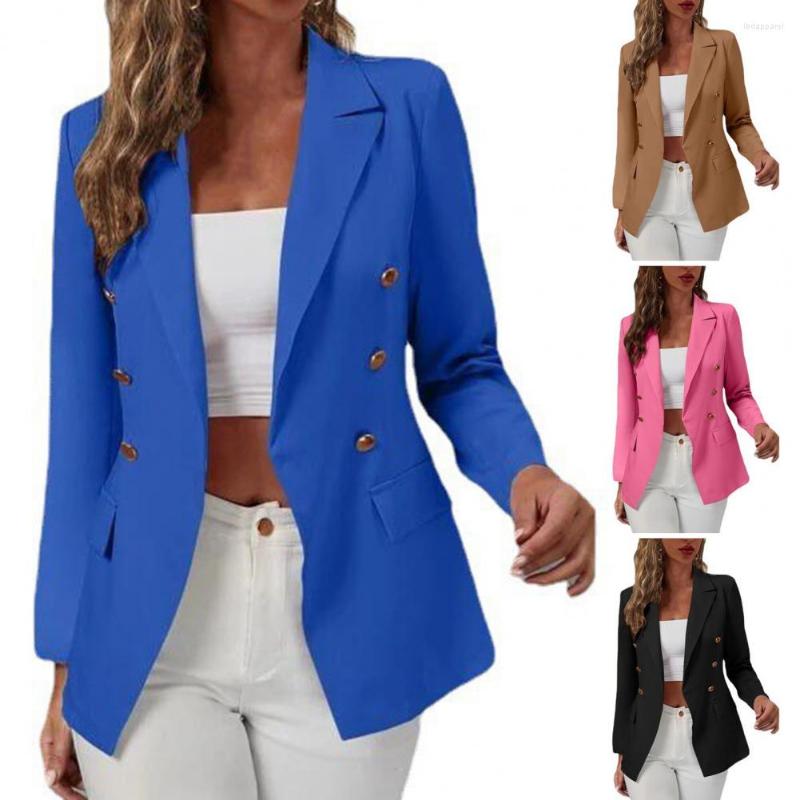 Women's Suits Suit Jacket Solid Color Windproof Slim Fit Autumn Office Ladies Double Breasted Coat Blazer Female Clothing, Black
Women's Suits Suit Jacket Solid Color Windproof Slim Fit Autumn Office Ladies Double Breasted Coat Blazer Female Clothing, Black