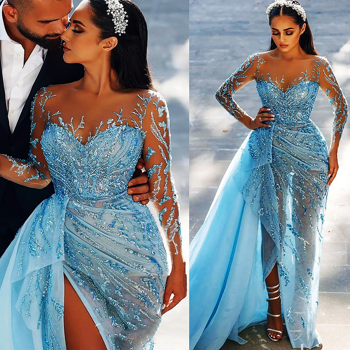 2022 Arabic Aso Ebi Luxurious Mermaid Prom Dresses Lace Beaded Sexy Evening Formal Party Second Reception Birthday Engagement Gowns Dress ZJ225, Gray
2022 Arabic Aso Ebi Luxurious Mermaid Prom Dresses Lace Beaded Sexy Evening Formal Party Second Reception Birthday Engagement Gowns Dress ZJ225, Gray
