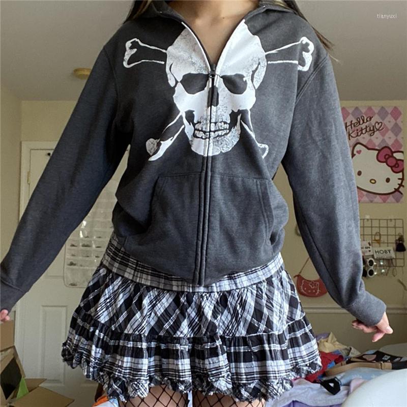 Women' Hoodies Gothic Hoodie Y2k Women Grunge Fairy Core Skull Print Long Sleeve Hooded Tops Punk Clothes Dark Academia Aesthetic, As photo shows
Women' Hoodies Gothic Hoodie Y2k Women Grunge Fairy Core Skull Print Long Sleeve Hooded Tops Punk Clothes Dark Academia Aesthetic, As photo shows