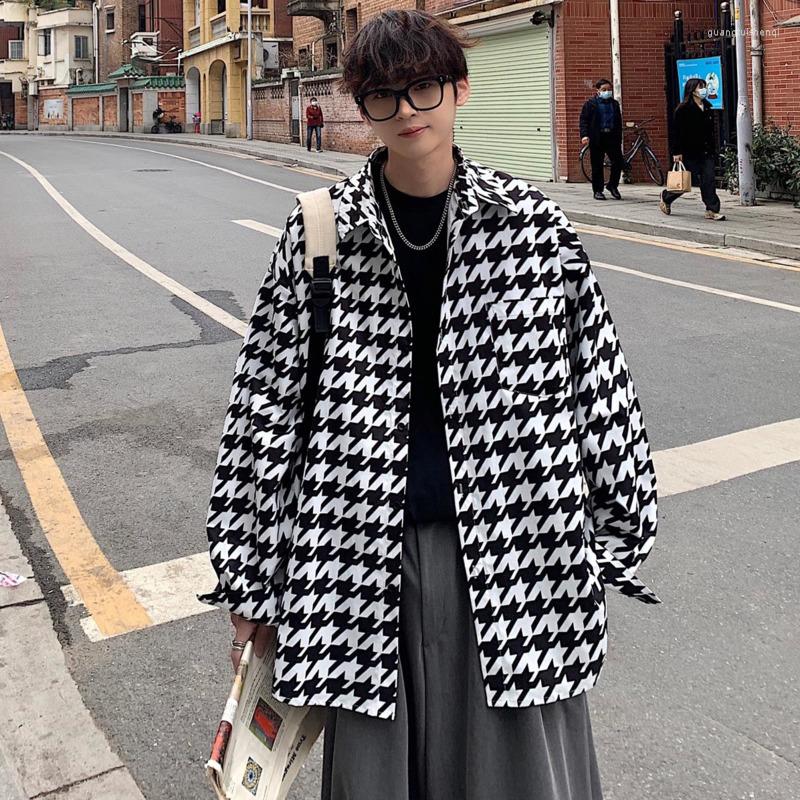 Men's Casual Shirts Blue/Black Plaid Shirt Men Fashion Retro Streetwear Korean Loose Long Sleeve Mens Dress -2XL
Men's Casual Shirts Blue/Black Plaid Shirt Men Fashion Retro Streetwear Korean Loose Long Sleeve Mens Dress -2XL