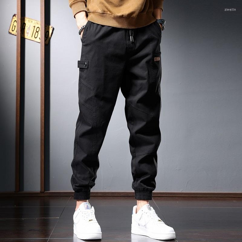 Men's Pants Autumn Black Baggy Pencil Men Streetwear Fashion Casual Cotton Elastic Waist Drawstring Trousers CP2111
Men's Pants Autumn Black Baggy Pencil Men Streetwear Fashion Casual Cotton Elastic Waist Drawstring Trousers CP2111