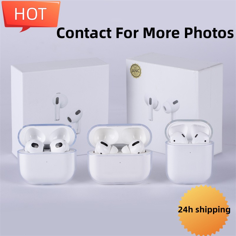 

For Airpods Pro Air pods 3 Gen Headphone Accessories Transparent PC Hard Shell Protective shell airpod 2 3 Headphones Covers New Bluetooth earbud Cases