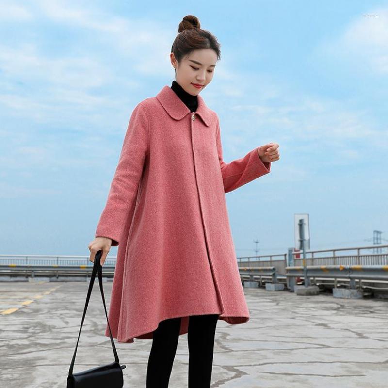 Women' Wool 2022 Spring Autumn Coat Female Mediumn Length Coats Korean Double Sided Cashmere Overcoat Winter Jacket Women, Beige
Women' Wool 2022 Spring Autumn Coat Female Mediumn Length Coats Korean Double Sided Cashmere Overcoat Winter Jacket Women, Beige