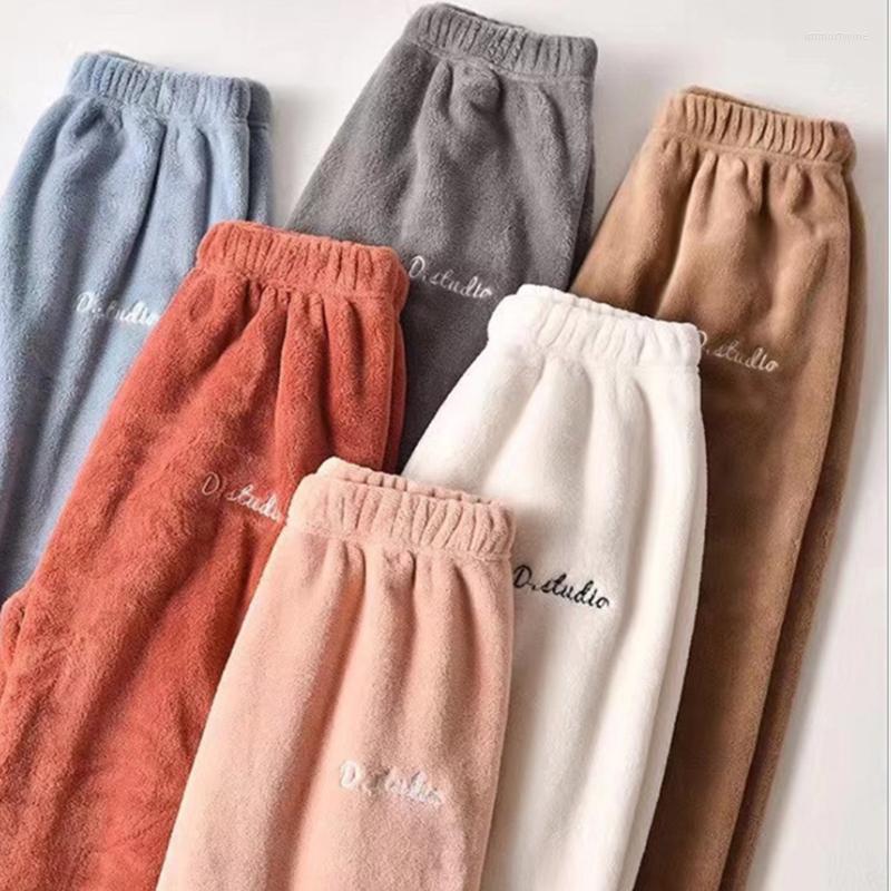 Women's Sleepwear Women Cozy Sleep Pants Winter Fleece Long European & American Solid Color Comfortable Warm Home Style Nightwear, Khaki
Women's Sleepwear Women Cozy Sleep Pants Winter Fleece Long European & American Solid Color Comfortable Warm Home Style Nightwear, Khaki