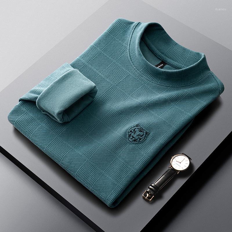 Men's T Shirts Tiger Fashion High Head Embroidery Quality Round Neck Sweater Men's Autumn And Winter Warm Woolen Long Sleeved T-shirt, Blue
Men's T Shirts Tiger Fashion High Head Embroidery Quality Round Neck Sweater Men's Autumn And Winter Warm Woolen Long Sleeved T-shirt, Blue