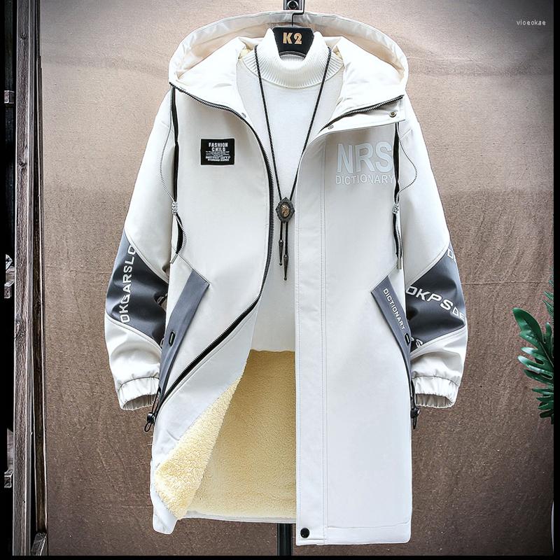 Men's Jackets Fashion Casual Coat Men's Medium Length Fleece Thick Warm Cashmere Pint Hooded Jacket Men High Quality Waterproof Tops, Green
Men's Jackets Fashion Casual Coat Men's Medium Length Fleece Thick Warm Cashmere Pint Hooded Jacket Men High Quality Waterproof Tops, Green