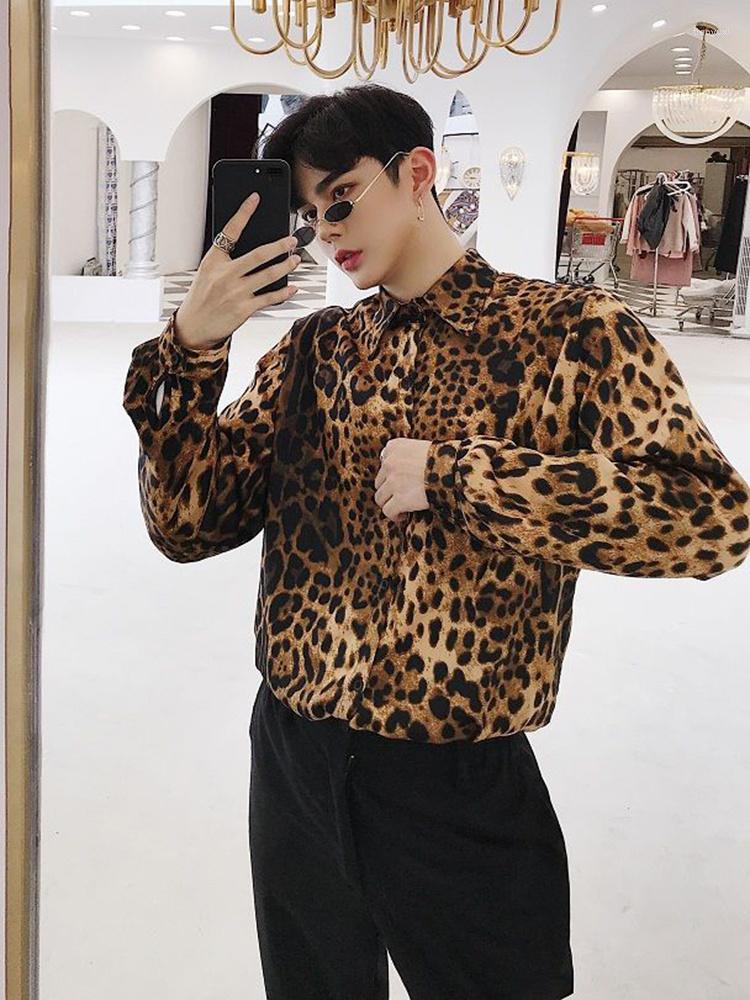 Men's Casual Shirts Sleeve Autumn Leopard Long Men's Shirt Loose Trend 2023 Single Breasted Turn-down Collar Male Tops Temperament, Leopard-print
Men's Casual Shirts Sleeve Autumn Leopard Long Men's Shirt Loose Trend 2023 Single Breasted Turn-down Collar Male Tops Temperament, Leopard-print