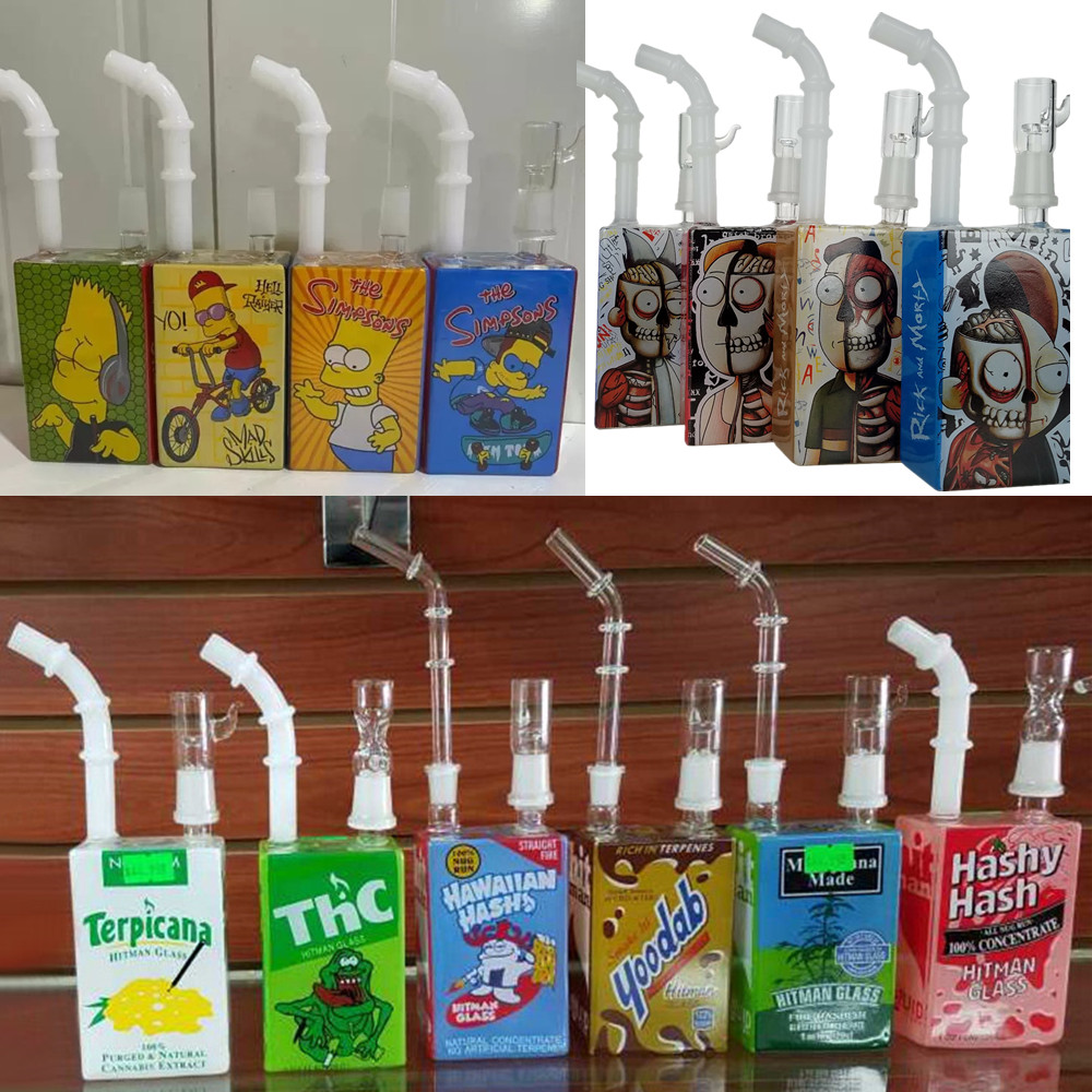 Handle Bong Juice Box Hookahs Water Pipe Mini Glass Pipes Dab Rig 14mm Bowl Bubbler Heady for Smoking
Handle Bong Juice Box Hookahs Water Pipe Mini Glass Pipes Dab Rig 14mm Bowl Bubbler Heady for Smoking