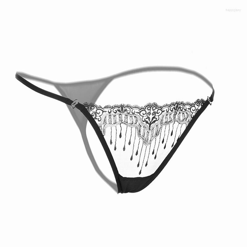 Women's Panties Embroidered Transparent Thong Women's Sexy Underwear Real Life Seductive Pants T2153, Black
Women's Panties Embroidered Transparent Thong Women's Sexy Underwear Real Life Seductive Pants T2153, Black