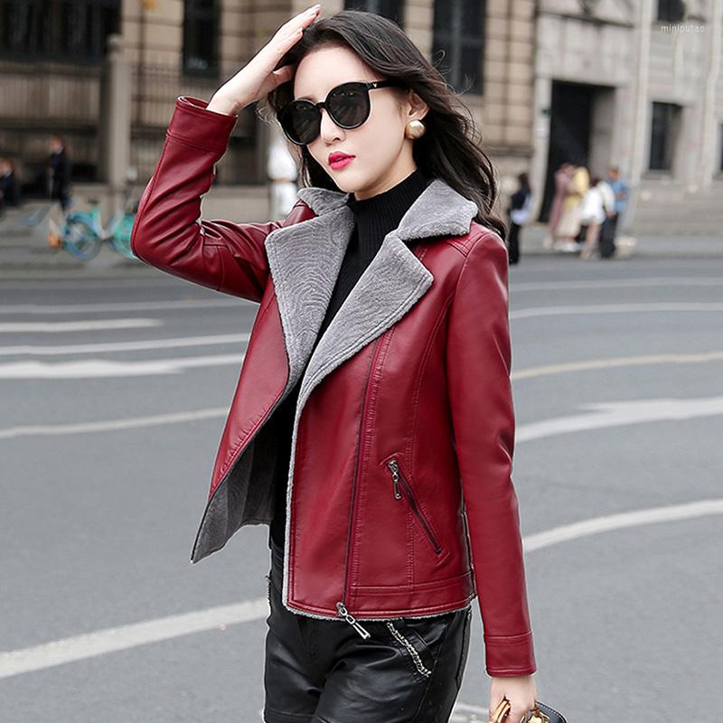 Women's Leather Double-faced Coat Women Autumn Winter 2022 Fashion Warm Thick Lamb Cashmere Liner Slim Sheep Jacket, Black
Women's Leather Double-faced Coat Women Autumn Winter 2022 Fashion Warm Thick Lamb Cashmere Liner Slim Sheep Jacket, Black