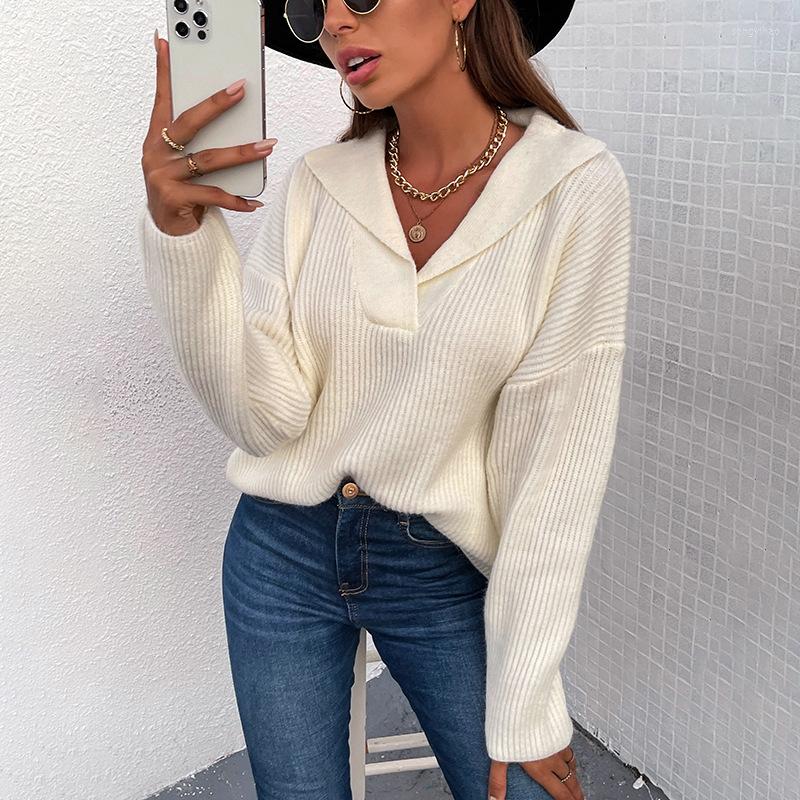 Women' Sweaters Casual V-neck Bishop Long Sleeve Autumn Winter Knitted Sweater Women Loose Female Pullover High Street Fashion Jumper, Black
Women' Sweaters Casual V-neck Bishop Long Sleeve Autumn Winter Knitted Sweater Women Loose Female Pullover High Street Fashion Jumper, Black