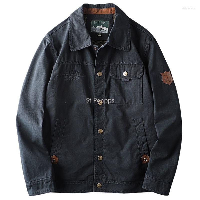 Men's Jackets American Retro Tooling Jacket Men's Spring And Autumn Large Size Self-cultivation Casual Closed Sleeve Button Men, Army green
Men's Jackets American Retro Tooling Jacket Men's Spring And Autumn Large Size Self-cultivation Casual Closed Sleeve Button Men, Army green