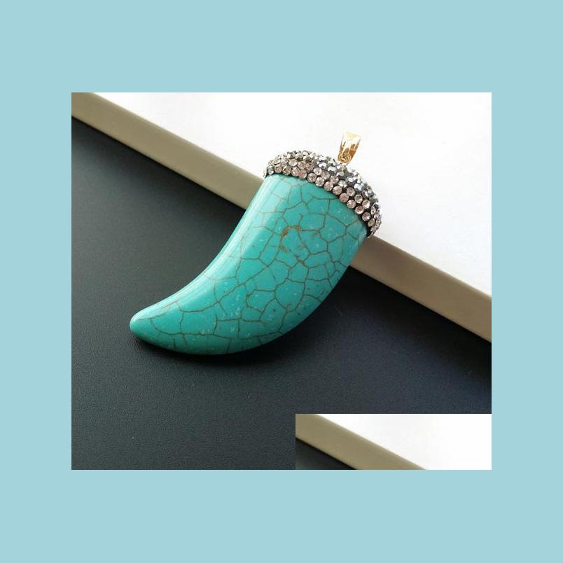 Pendant Necklaces 5Pcs Tophus Pave Pendant Horn Ivory Shape Tusk Rhinestone Crystal Caps Natural Blue Tooth Pd001 Drop Delivery 2022 Dhmnk
Pendant Necklaces 5Pcs Tophus Pave Pendant Horn Ivory Shape Tusk Rhinestone Crystal Caps Natural Blue Tooth Pd001 Drop Delivery 2022 Dhmnk