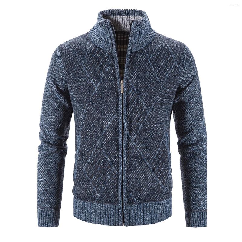 Men's Sweaters Thicken Men Cardigan Solid Color Zipper Basic Mens Knitting Outerwear Winter Autumn Cardigans For Clothing, Dark gray
Men's Sweaters Thicken Men Cardigan Solid Color Zipper Basic Mens Knitting Outerwear Winter Autumn Cardigans For Clothing, Dark gray