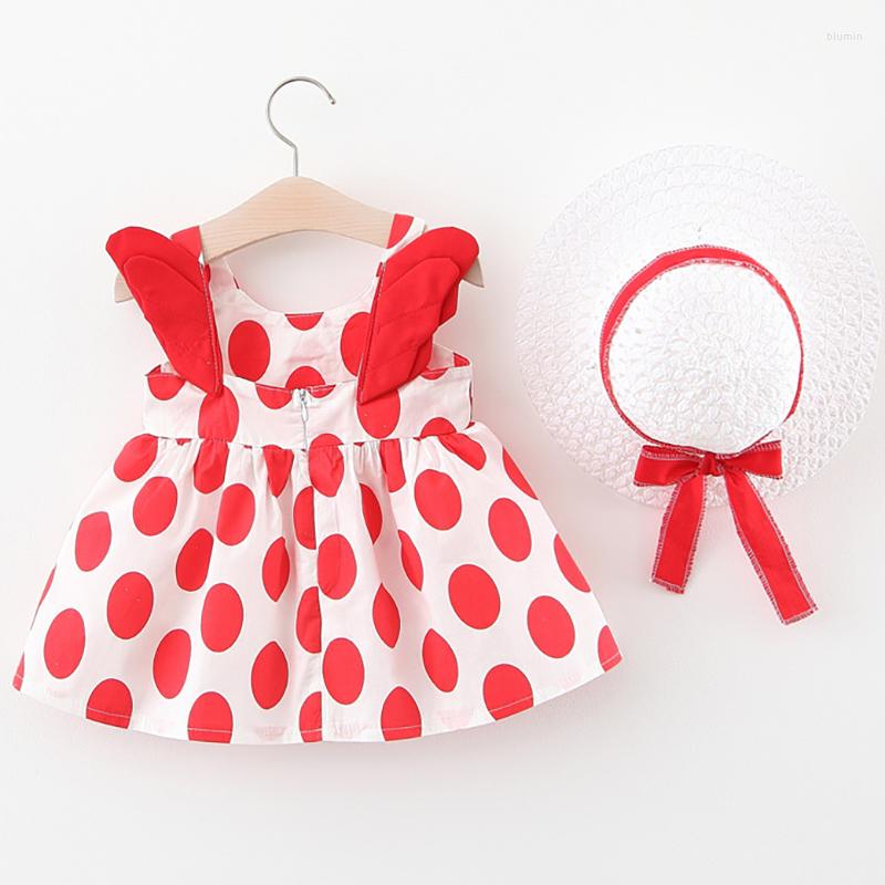 Girl Dresses Baby Girls 2022 Summer Hat 2 Piece Set Children's Clothes Sleeveless Birthday Party Princess Polka Dots Print Dress, 14a
Girl Dresses Baby Girls 2022 Summer Hat 2 Piece Set Children's Clothes Sleeveless Birthday Party Princess Polka Dots Print Dress, 14a