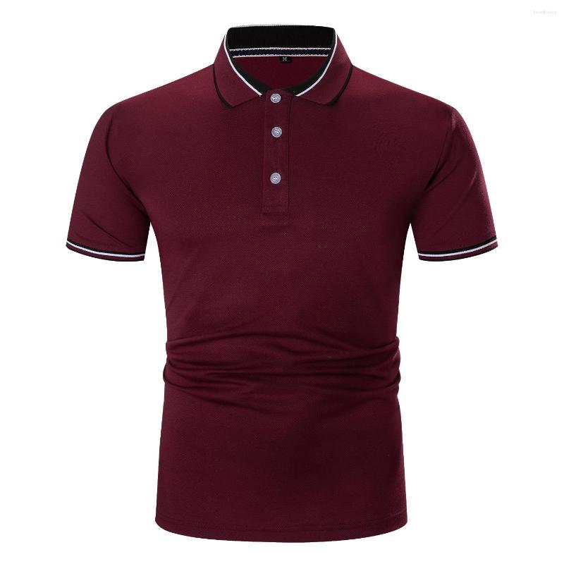 Men' Polos 2022 Summer Fashion Contrast Trim Polo Shirt Men Solid Color Business Casual Breathable Short Sleeve Clothing Tops, Black
Men' Polos 2022 Summer Fashion Contrast Trim Polo Shirt Men Solid Color Business Casual Breathable Short Sleeve Clothing Tops, Black