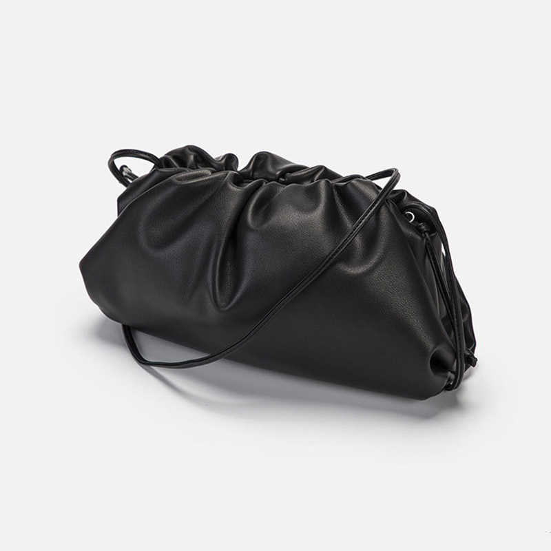 Arrivals Genuine Cow Leather Handbags Women Clutch Bag Soft Shoulder Bags Folds S4357 221101, Black small
Arrivals Genuine Cow Leather Handbags Women Clutch Bag Soft Shoulder Bags Folds S4357 221101, Black small