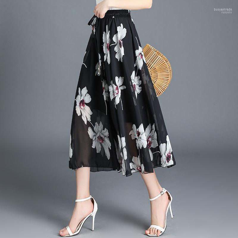 Skirts 2022 Summer Women Chiffon Beach Boho Maxi Skirt Female Fashion High Waist Floral Print Vintage Holiday A-line Long Y379
Skirts 2022 Summer Women Chiffon Beach Boho Maxi Skirt Female Fashion High Waist Floral Print Vintage Holiday A-line Long Y379